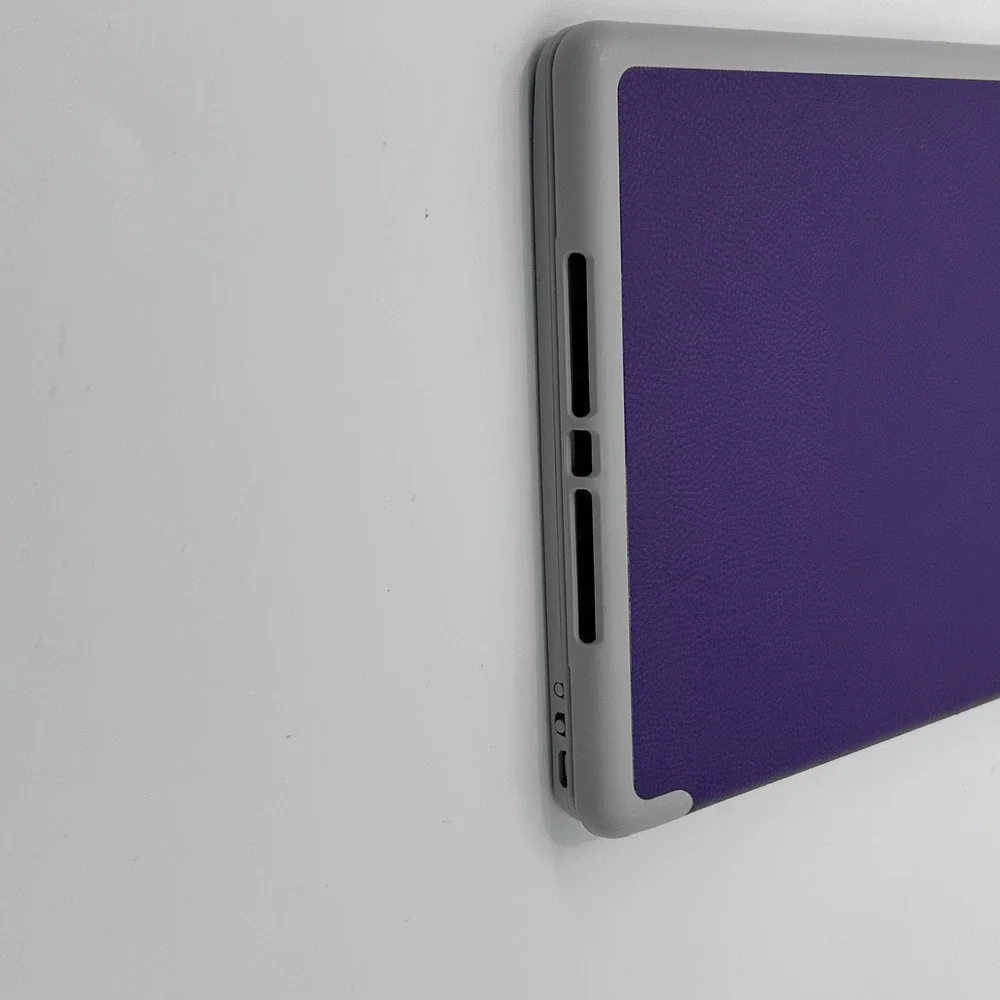 ZAGG Folio Hinged Bluetooth Keyboard Case for iPad Air Purple Gray IDSZF-PU0